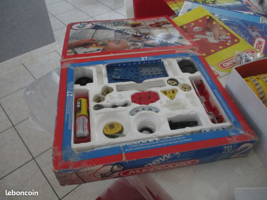 Gros lot de Meccano anciens - Jeux & Jouets
