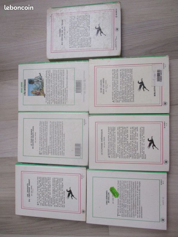 Lot de livres jules verne, bibliothèque verte (image 3)