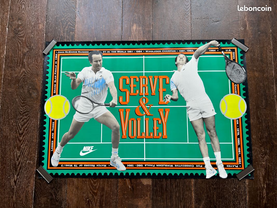 Poster Nike Tennis McEnroe Serve and Volley Collection