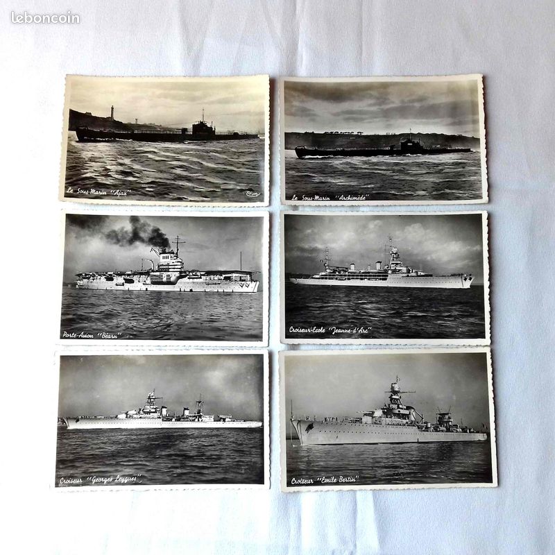 Cartes postales de la Marine de guerre