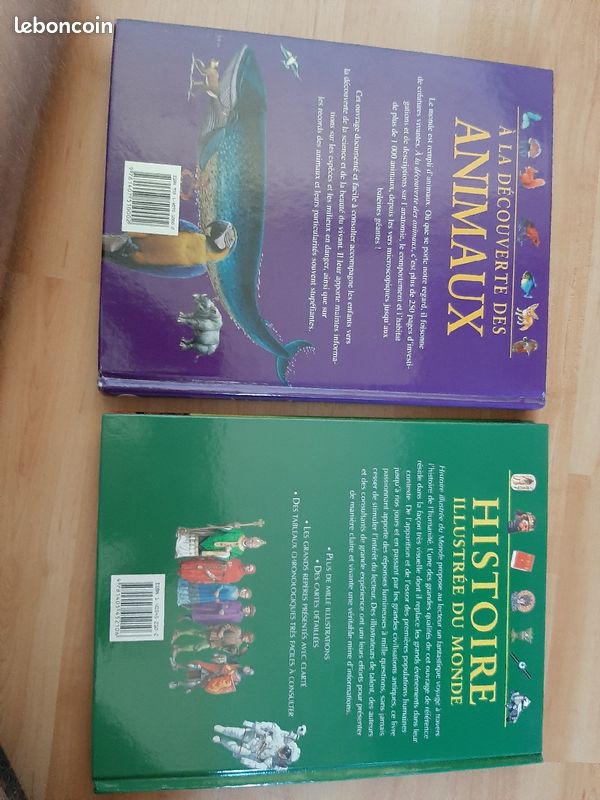 2 livres sur les animaux et l'histoire (image 2)