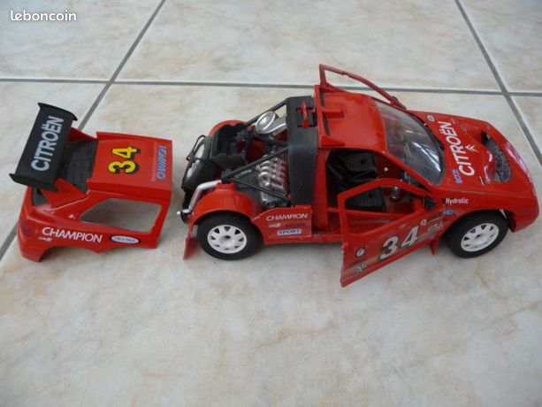 Voiture Miniature Majorette 1:18 Citroën ZX Rallye Raid Rouge En Boîte D'origine