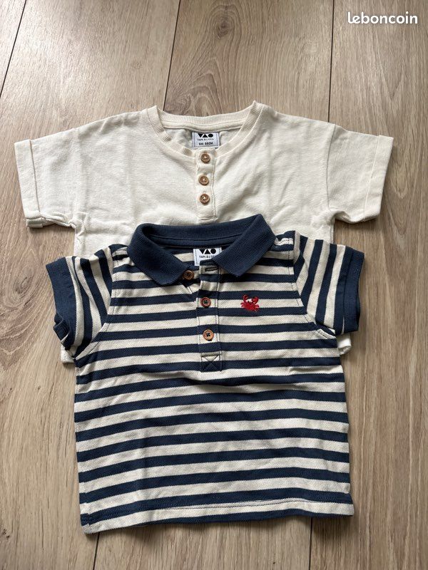Lot tee shirt 6 mois (image 1)