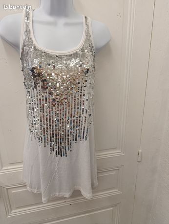 Mini-robe Ou Tunique IKKS – Taille S – Motif Liberty Bleu Marine