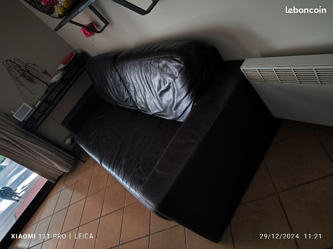 Canapé cuir (image 2)