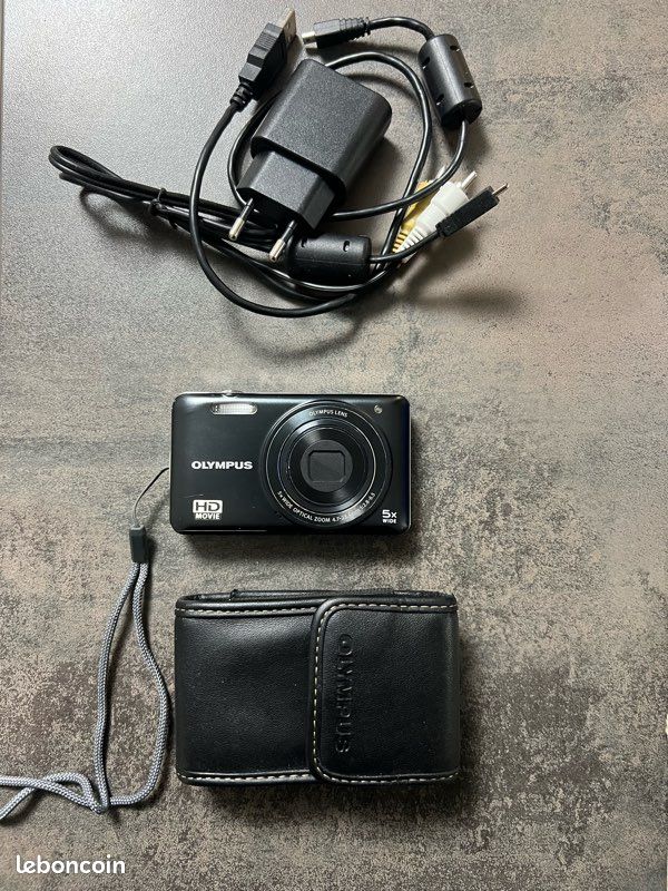 Étui en cuir PU pour appareil photo, haute qualité, motif