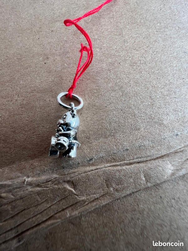 Charm pendentif ours Théodore argent 925 authentique PANDORA NEUF (image 3)