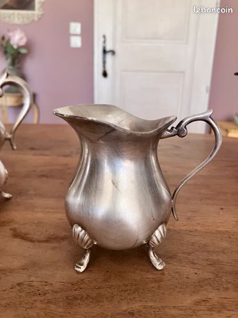 Cafetière ancienne E.P.N.S. Métal argenté – style vintage / début XXᵉ siècle - Arts de la table