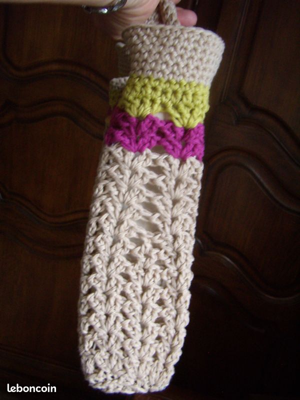 Sac à main chic, Boho, petit sac crocheté main , (image 5)