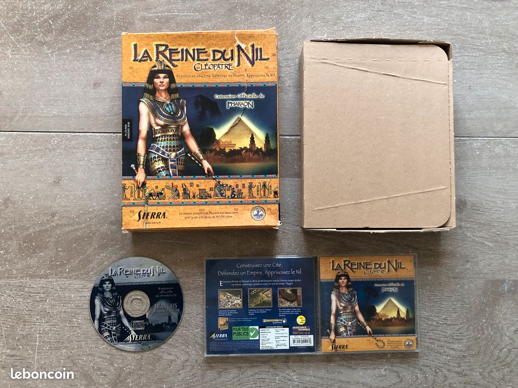 PC CD DVD Spiel Pharao Gold Königin des Nils Kleopatra Eurobox Big Box Gut