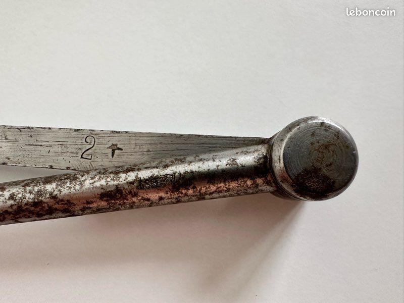 OLD TOOL COMPASS , OUTIL ANCIEN, GRAND COMPAS EN BOIS XIXe DE