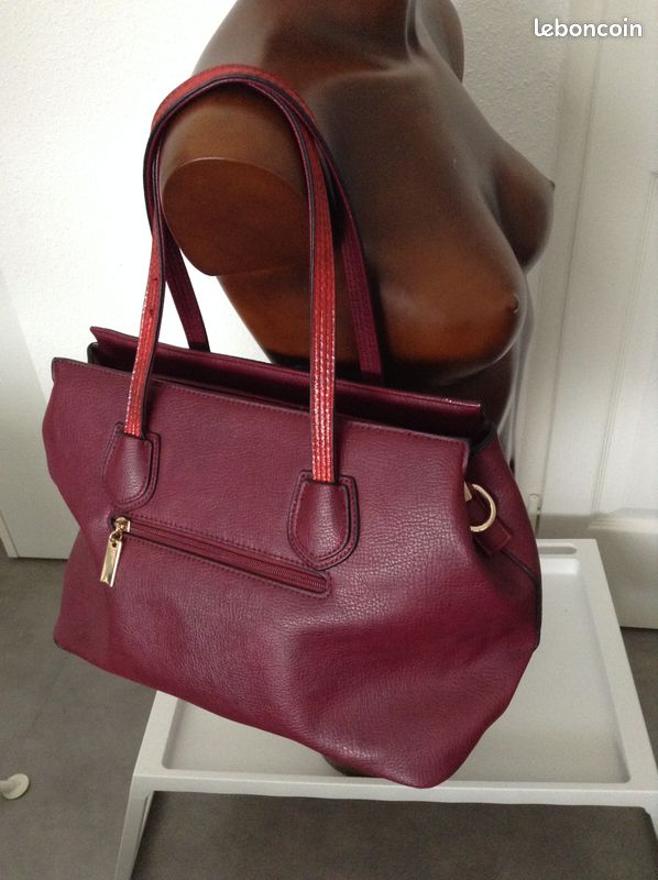 Sac bordeaux pj322 (image 2)