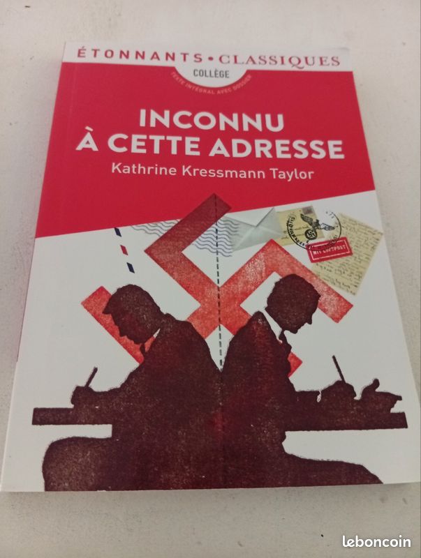 Livre Inconnu à cette adresse (image 2)