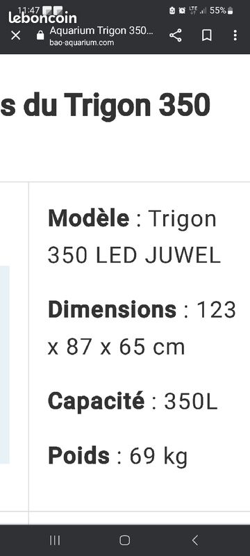 Aquarium Trigon 350l (image 3)