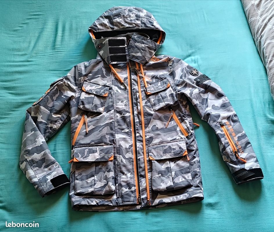 Veste ski Superdry camouflée homme Sport Plein air