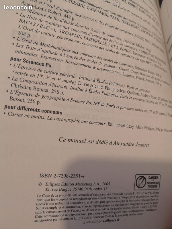 Note de Synthèse Concours Écoles de Commerce (image 2)