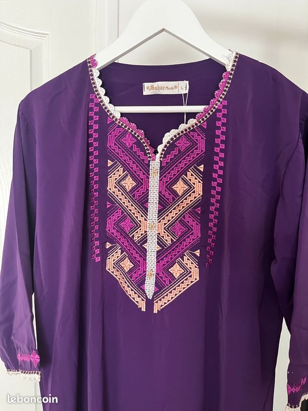 Abaya / caftan violet (image 2)