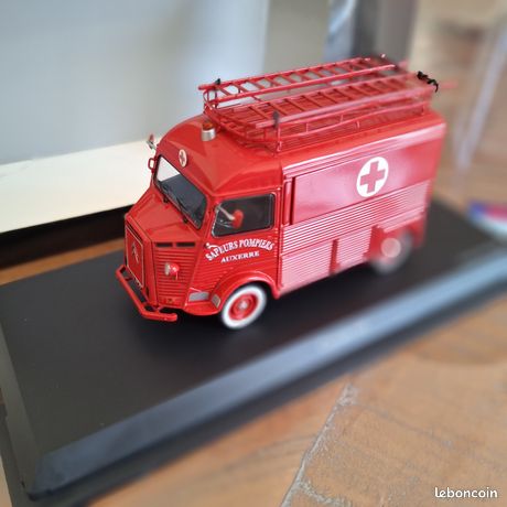 Citroën - HY Pick-Up Citerne Pompiers - Eligor - 1/43 - Autos Miniatures