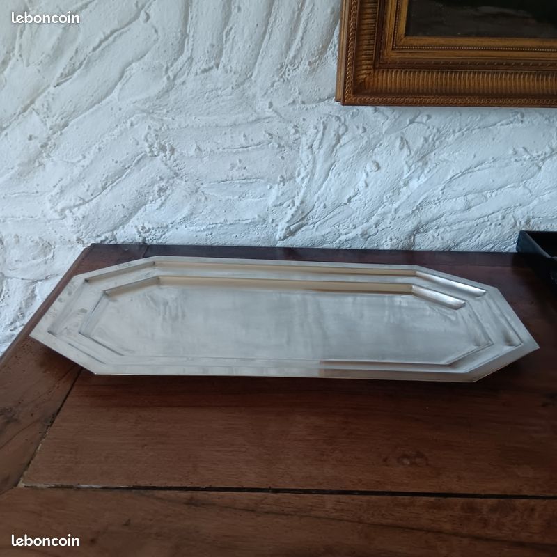 PLAT MÉTAL ARGENTÉ, Boulenger, art déco. argenterie 20°s EUR 100,00 - FR