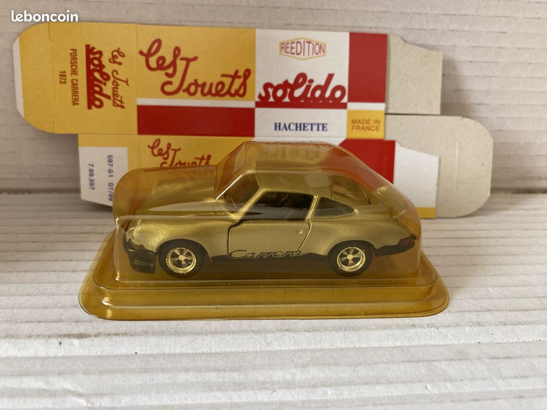 Modèle Réduit Porsche Carrera 1973 Solido 1/43 – Collection, État Neuf
