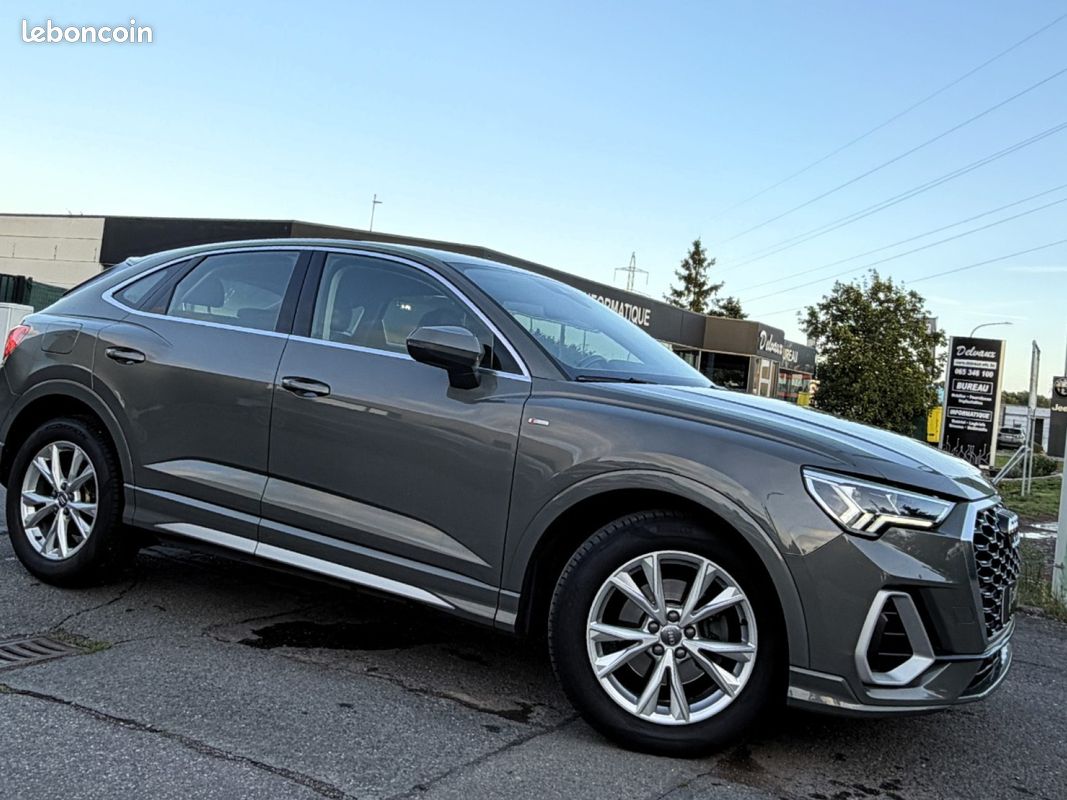 AUDI Q3 SPORTBACK 35 TFSI 150 ch S tronic 7 S line 1ère MAIN/CUIR/NAVI MMI/FULL LED/CAMERA/ACC/HISTORIQUE COMPLET/GAR (image 9)