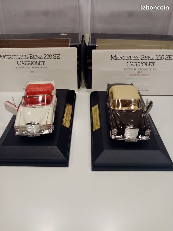 Lot FALLER mercedes benz 220 SE cabriolet (image 3)
