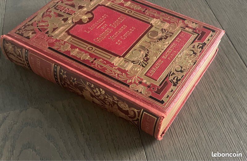 Nos Grandes Écoles Militaires et Civiles – Louis Rousselet – Hachette 1888 – Reliure rouge et or (image 10)