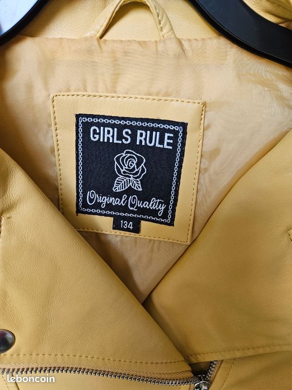 Veste fille effet perfecto 9 ans (image 3)