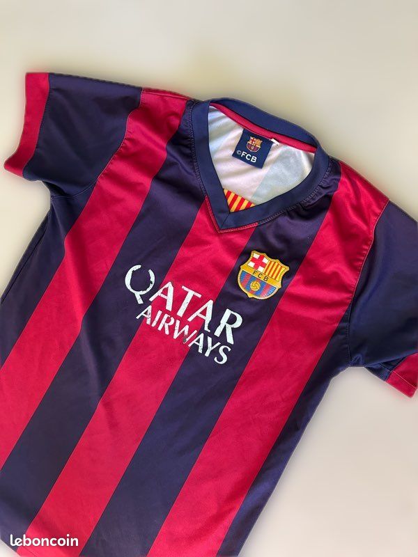 Maillot FC Barcelone Neymar #11 Taille L - Réplique Foot Manches Courtes Multicouleur