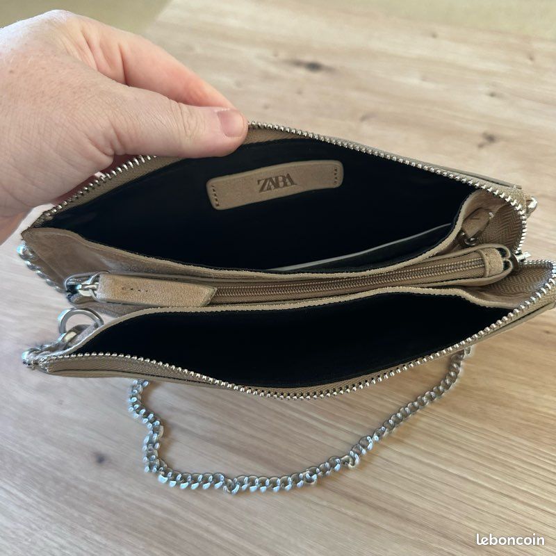 Pochette Sac Zara Pour Femme - Occasion - Style Clutch (portée Sous Le Bras)