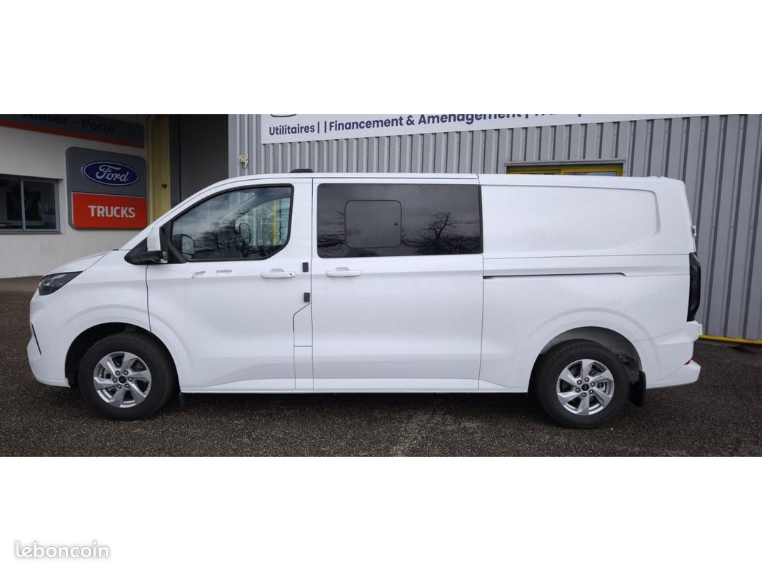 FORD TRANSIT CUSTOM 2.0 EcoBlue - 170 - BVA S&S CABINE APPROFONDIE (image 2)