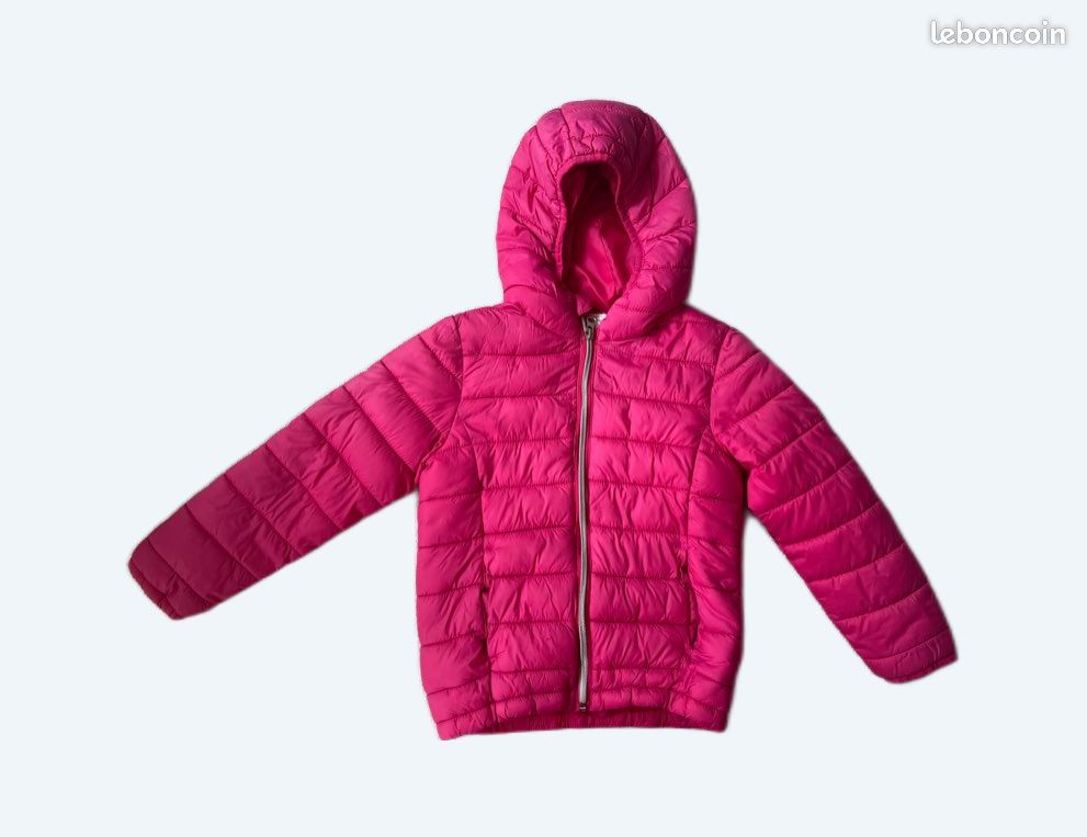 Veste à capuche légère - Fille 7 ans 122 cm (image 1)