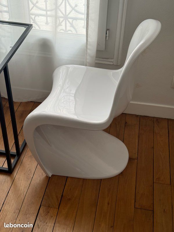 Chaise Panton blanc vernis - lot de 4 (image 2)