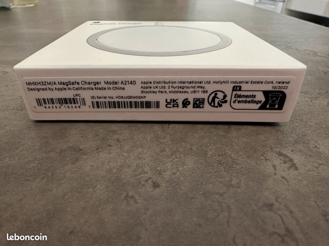 Chargeur MagSafe original Apple neuf (image 3)