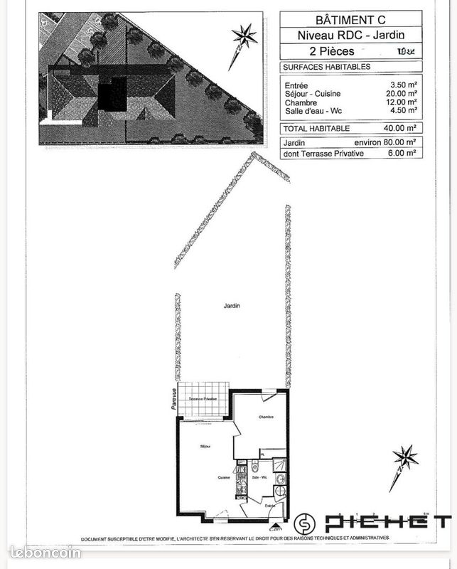 Appartement 2 pièces 40 m² · à Castelnau-de-Médoc · 40 m² · 118 700 €