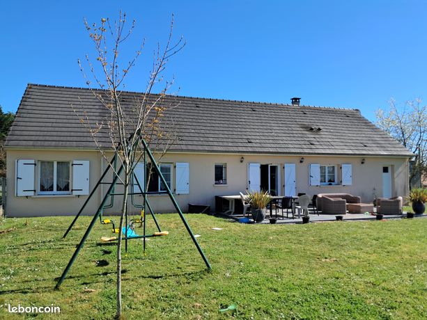 Maison plain-pied 127 m2, sans travaux, rare à Saint Benoît du sault