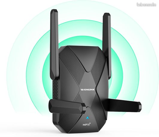 Amplificateur WiFi 300Mbps Avec Port Ethernet - Répéteur Pour Maison Et Bureau