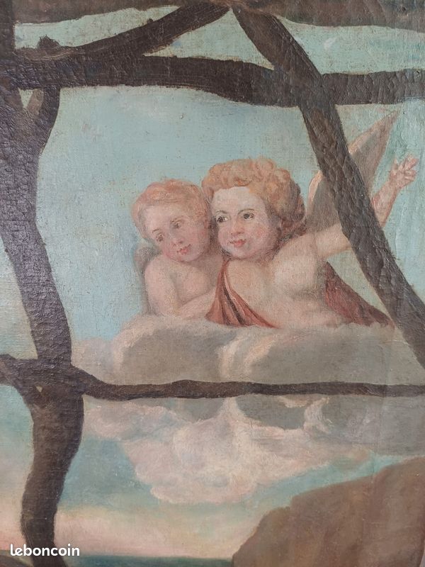 Tableau Mort de Saint François-Xavier et pins des Landes XIXème XXIème siècles (image 5)