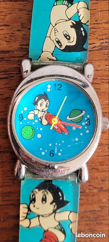 Montre Quartz Robowatch Style Space Age - Boîtier Et Bracelet Acier, Occasion