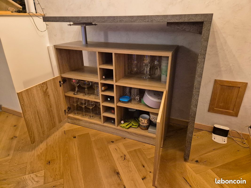 Buffet avec plateau sur pivot (image 3)