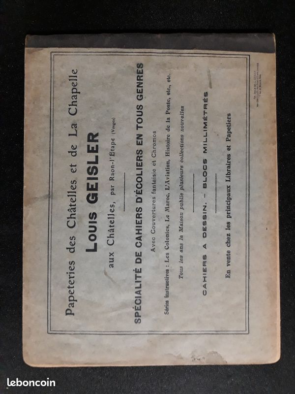 Livre ancien les cahiers de l'apprenti 1913 (image 3)