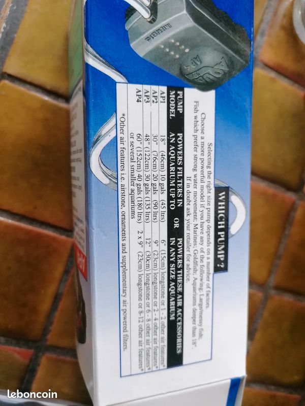 Pompe aquarium air pump (image 2)