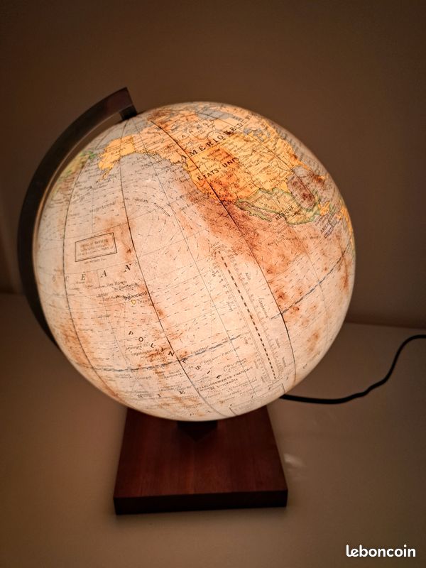 Globe terrestre lumineux Girard & Barrère (image 5)
