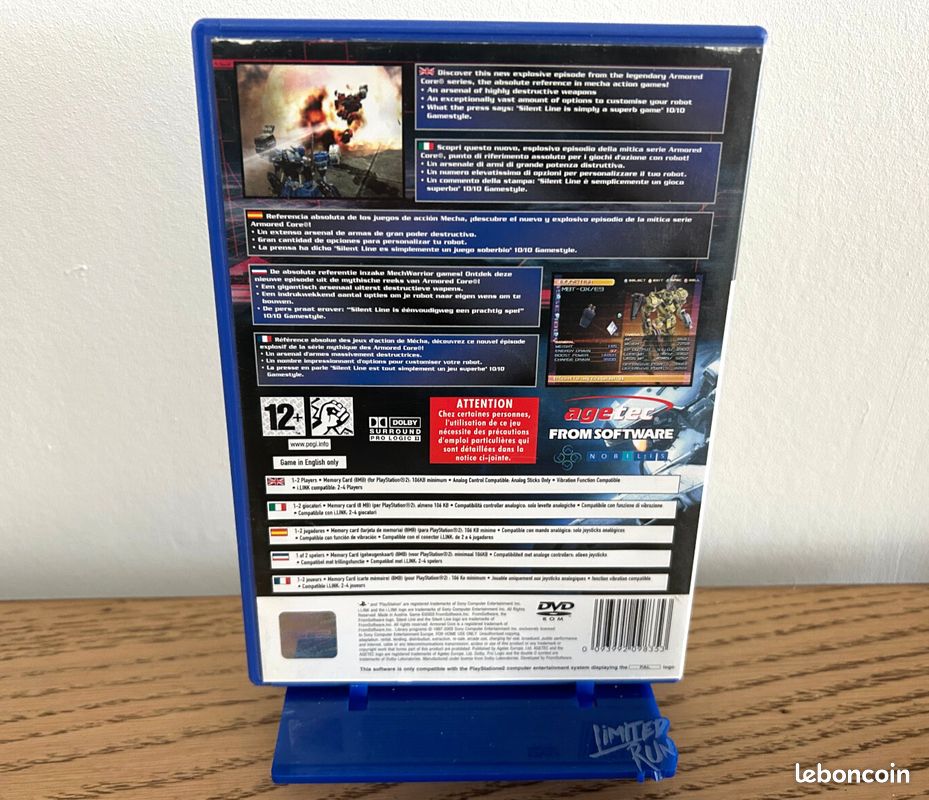Silent Line Armored Core PS2 – Jeu Complet PAL, PlayStation 2, Bon état