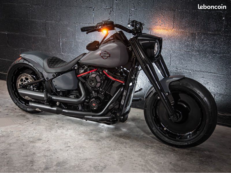 Harley-davidson fat boy 114 – préparation melk motorcycles – état neuf – 1 800 km (image 3)