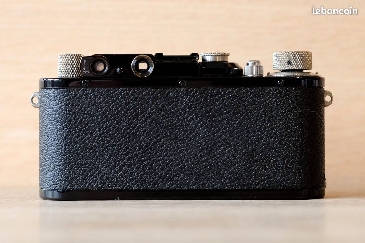Leica III Modèle F - Version Nickel - 1934 - Laqué Noir - Argentique De Collection