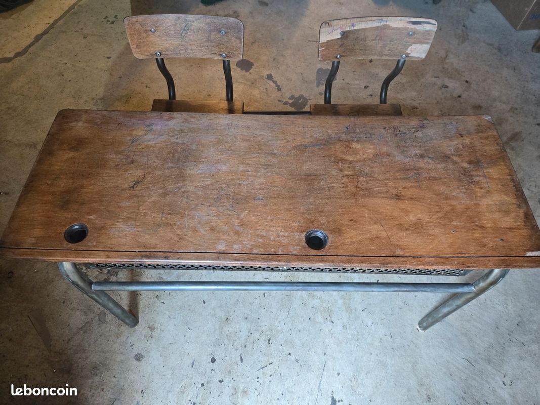 Bureau écoliers 2 places (image 1)