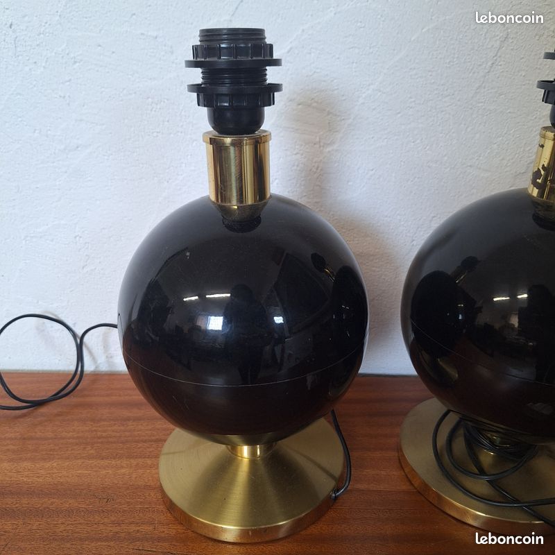 Paire de lampes à poser vintage (image 4)