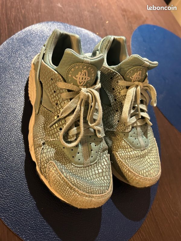 Chaussures Huarache Nike Air Huarache Enfant Verte Nike Huarache