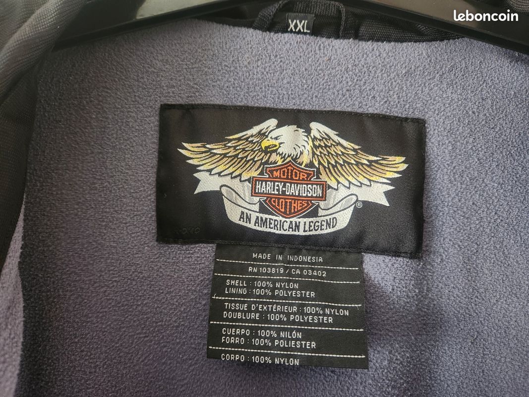 Blouson moto harley Davidson (image 2)